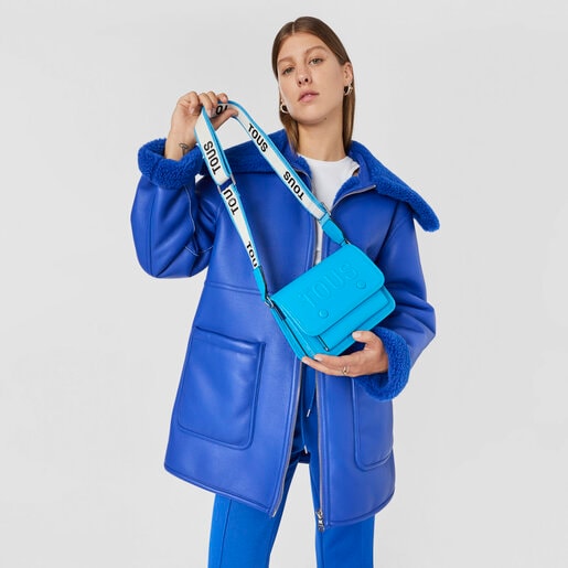 תיק צד TOUS La Rue Audree קטן בצבע כחול