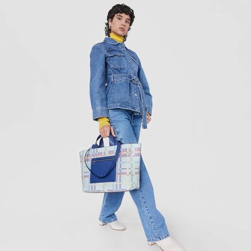 Medium navy blue TOUS Cecilia Tote bag