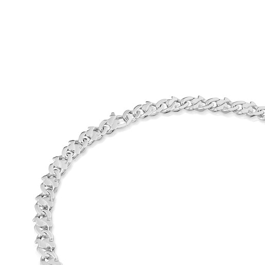 Collar cadena corto de plata 9 mm Bear's Chain