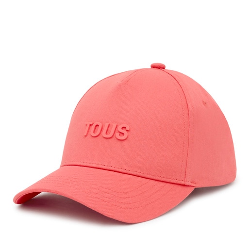 Koralowa czapka TOUS Logo