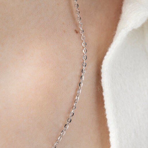 White Gold TOUS Chain Choker 45cm.