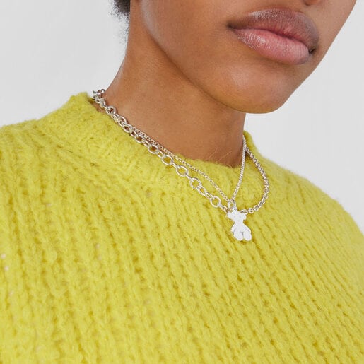 Silver Sweet Dolls Pendant