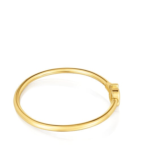 Bangle with 18kt gold plating over silver TOUS MANIFESTO