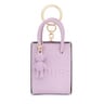 Porte-clés mini sac TOUS La Rue mauve