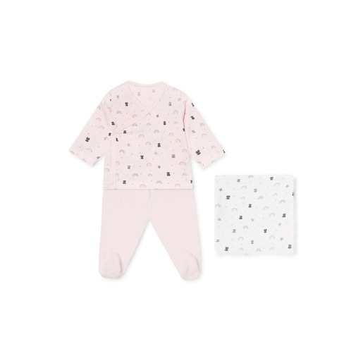 Conjunto de bebé Baby Tous mod. Love Rosa precios comprar Conjunto