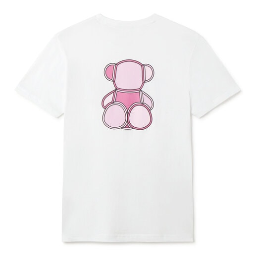 T-shirt de manga curta rosa TOUS Bear Faceted M