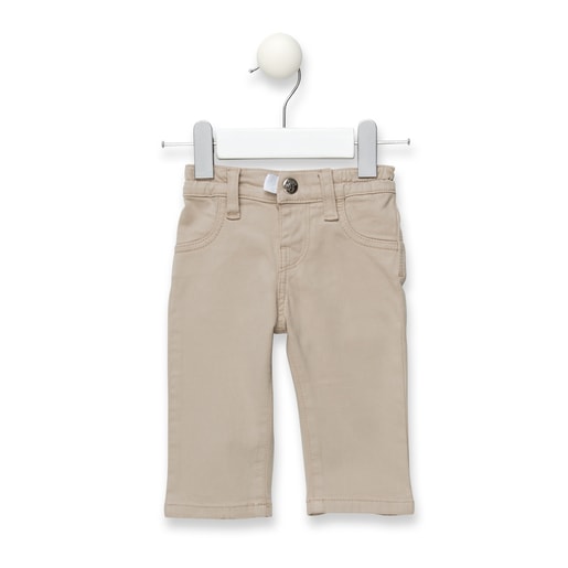 Pantalón pitillo niño Pant Beige