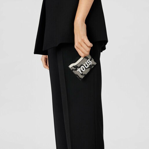 Tarjetero negro Kaos Pix