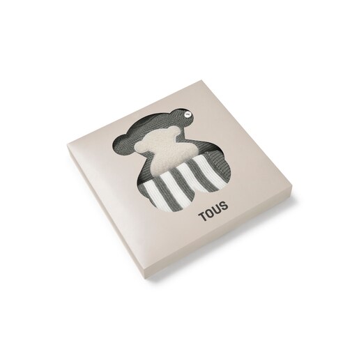 Newborn baby set in Tricot grey