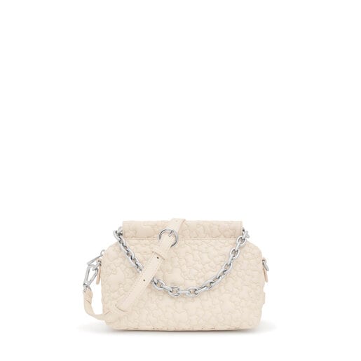 Small beige Crossbody bag TOUS Jane Puffy Bear