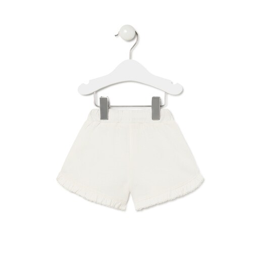 Short deportivo niña Casual Crudo