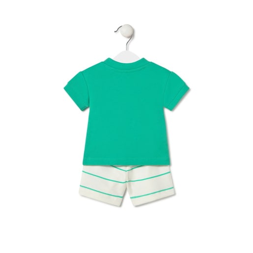 Baby outfit in Vibrant green
