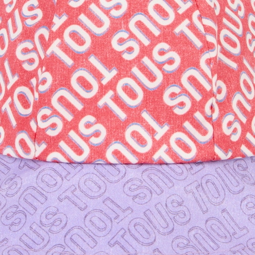 Girls sun hat in Logo pink
