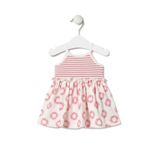 Girls dress in Circle pink