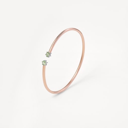 Escrava ATELIER 24/7 em Ouro rosa com Peridotos