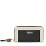 Medium beige TOUS Empire Cotton Wallet