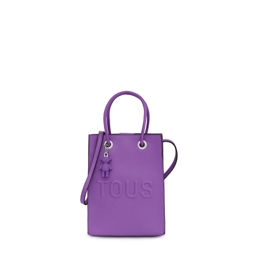Μίνι τσάντα Pop TOUS La Rue σε λιλά χρώμα