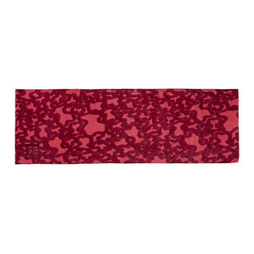 Foulard em modal coral Kaos Mini Evolution