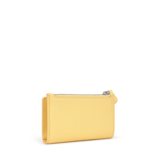 Small yellow Card wallet TOUS Back to Basics