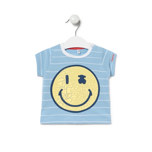 Boy's Casual T-shirt in sky blue