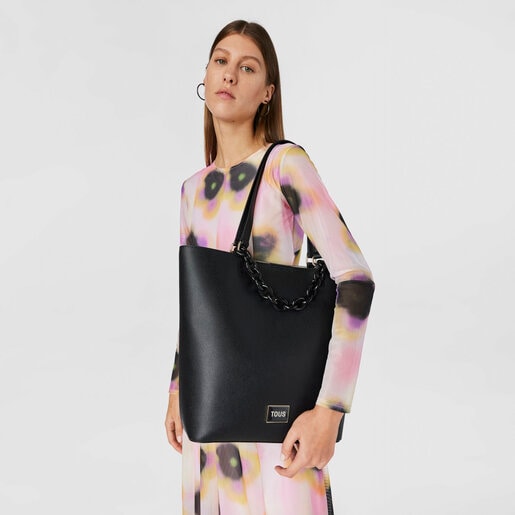 תיק קניות TOUS Sylvia גדול בצבע שחור
