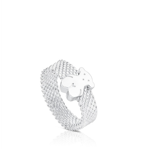 Silver Ring 0,5cm. TOUS Mesh | TOUS