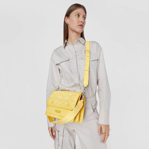 Sac à bandoulière Audree Kaos Mini Evolution moyen jaune