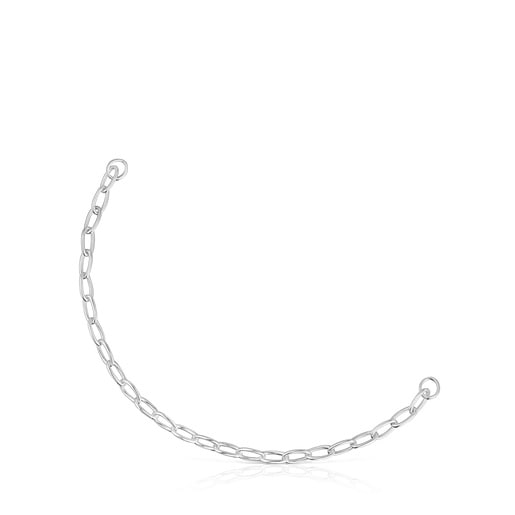 Hold Oval silver chain Bracelet