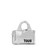 Silver-colored City Minibag TOUS Party