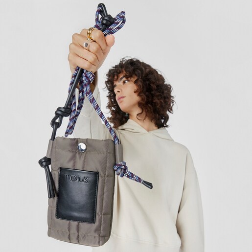 Mini bolso caqui TOUS Empire Padded