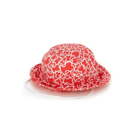Kaos girl's beach hat in red