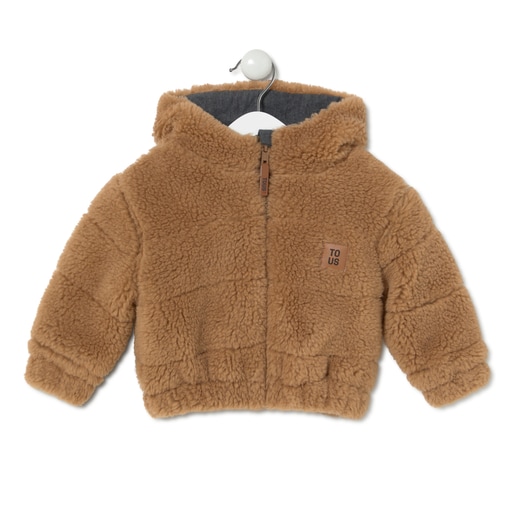 Corduroy coat in Green orange