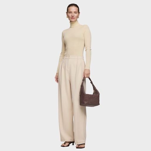 Medium brown Shoulder bag TOUS Puffy Bear