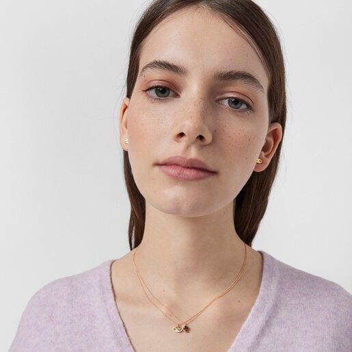 Boucles d’oreilles TOUS Good Vibes œil en Or