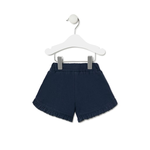 Shorts desportivos de menina Casual Azuis Marinhos