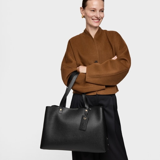 Large black City bag The Citybow