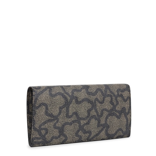 Medium black and mauve Kaos Legacy Flat wallet | TOUS