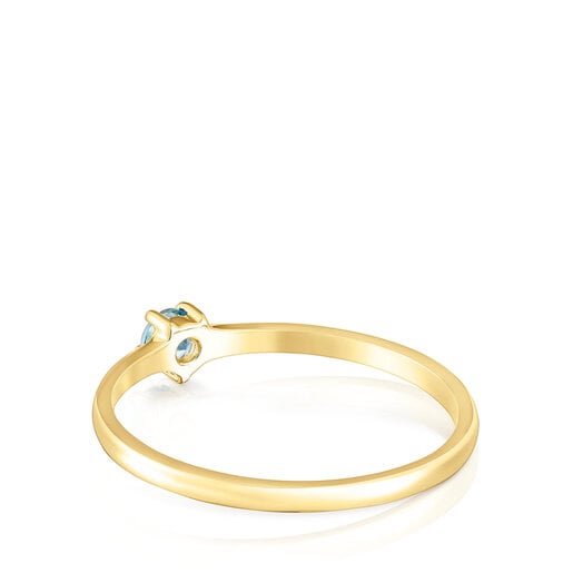 Gold Ring with topaz Cool Joy