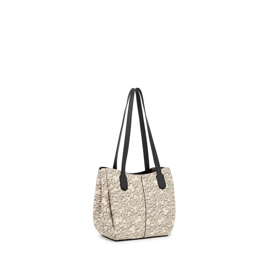 Small beige TOUS Kaos Mini Terra Tote Bag