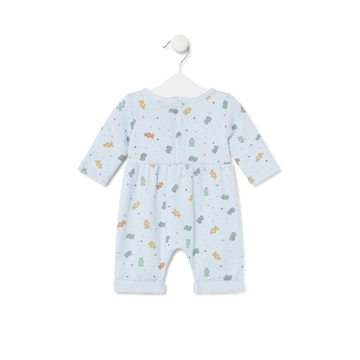 Baby playsuit in Charms sky blue