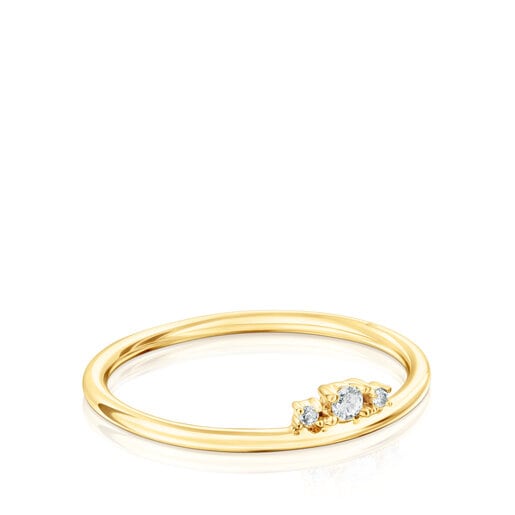 Gold Ring with diamonds Les Classiques | TOUS