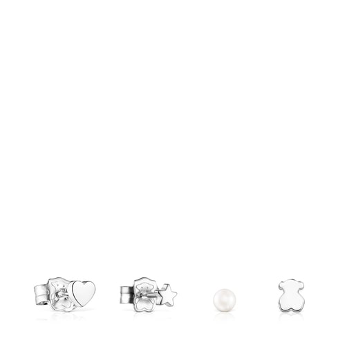 Lot de Boucles d'oreilles Cool Joy en Argent et Perles