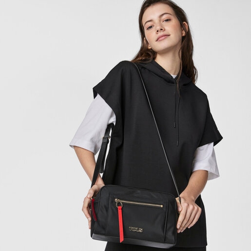 Bandolera mediana Shelby negro