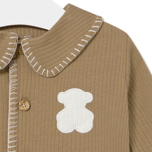 Baby girl's outfit in Cosmic ecru