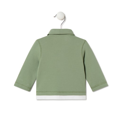 Polo t-shirt in Casual green