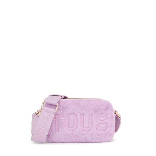 Sac à bandoulière reporter TOUS Cloud Warm mauve