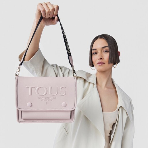 Medium pink Audree T POP crossbody bag