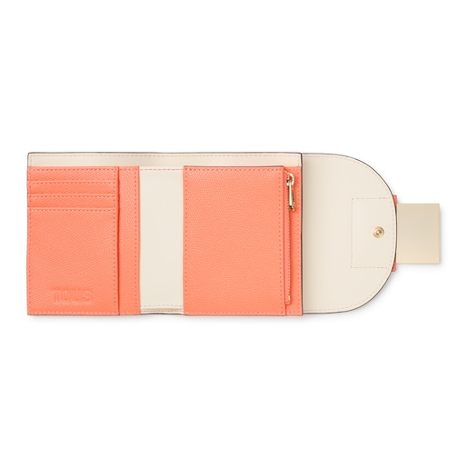 Orange TOUS Sylvia Flap Card Wallet