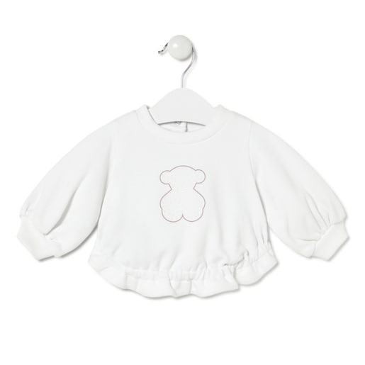 T-shirt with bear in Party white