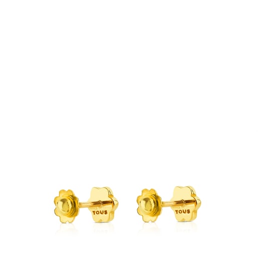 Gold New Flower Earrings